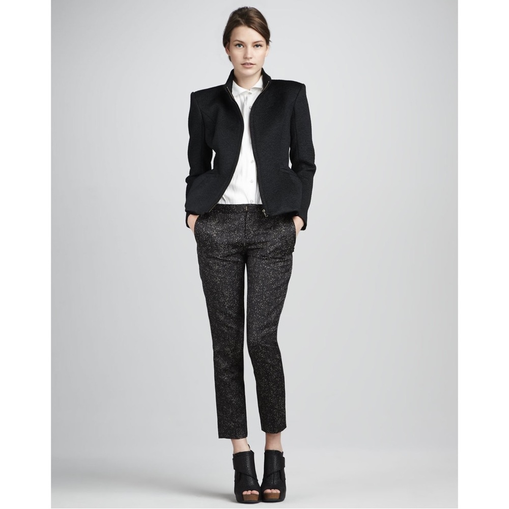 Theysken’s Theory Padgette Foldy Slim Pants Ankle Crop